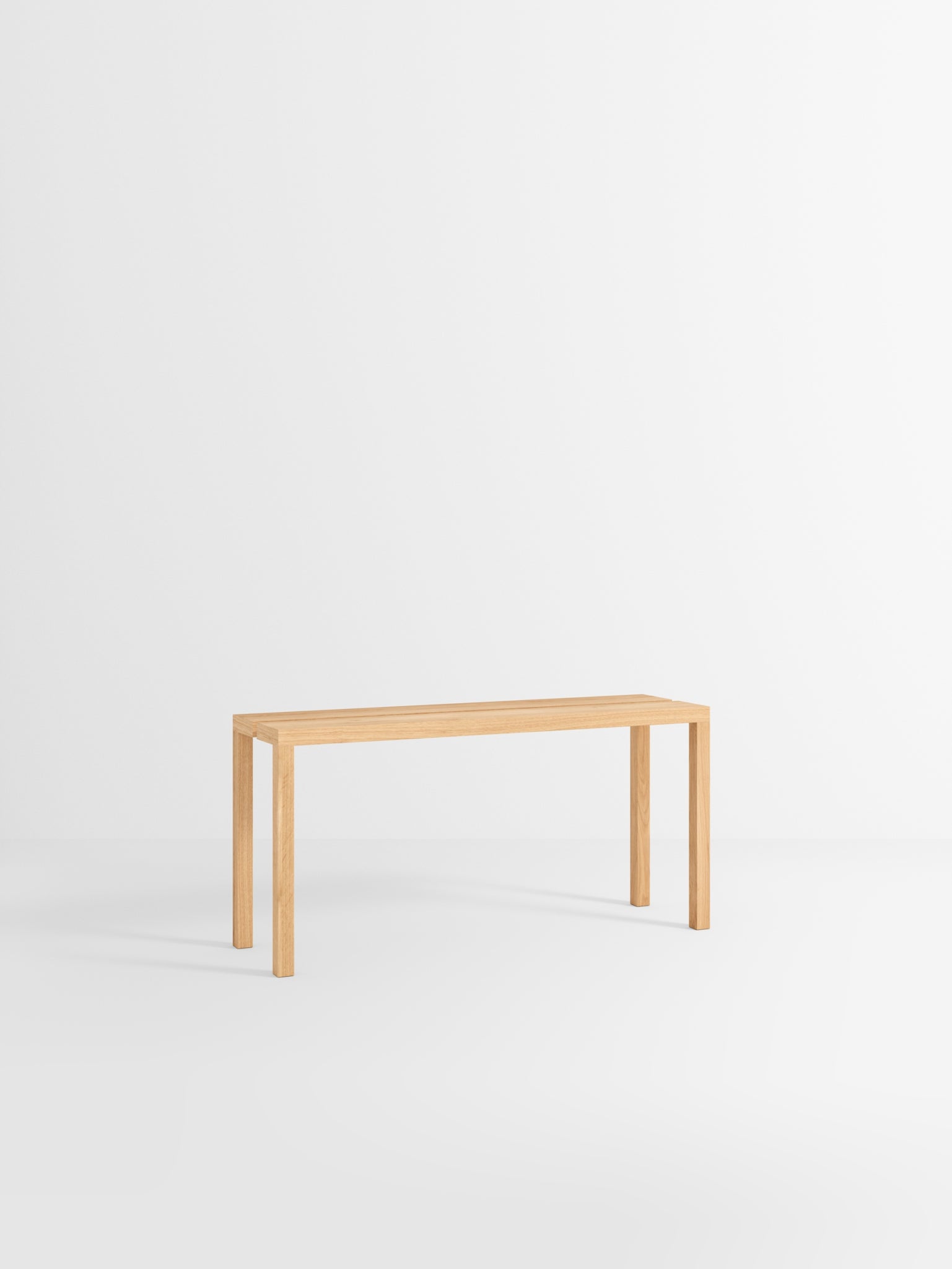 Moebe Peg Bench: Ideal Narrow Hallway Seating, FSC-Certified Oak