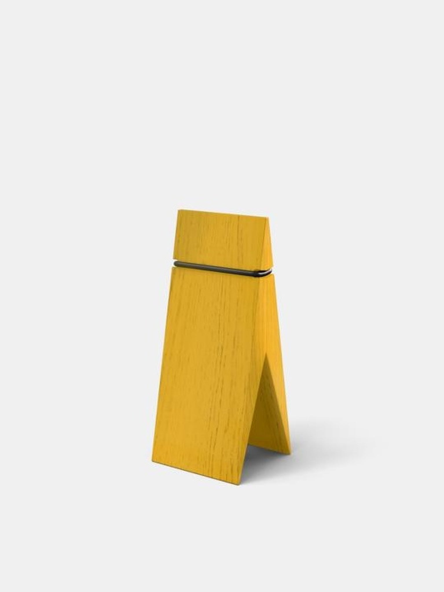 Moebe Pinch Yellow: Stylish Oak Keepsake Holder for Treasured Memories