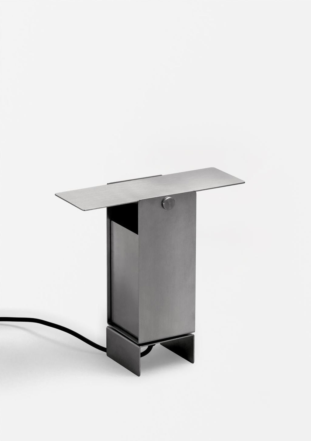 Illuminate Your Space with MOEBE's Stainless Steel Pivoting Table Lamp