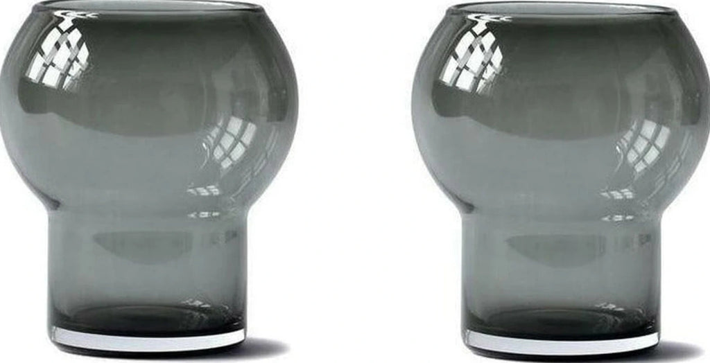 Ro Collection No. 48 Drinking Glasses 2.5 Dl Set Of 2, Smoked Grey