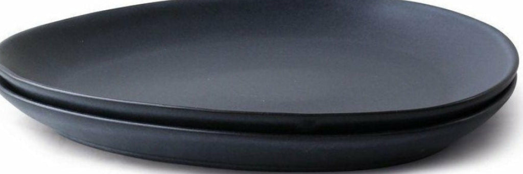 Ro Collection No. 35 Plate 27 Cm Gift Box Set Of 2, Lava Stone