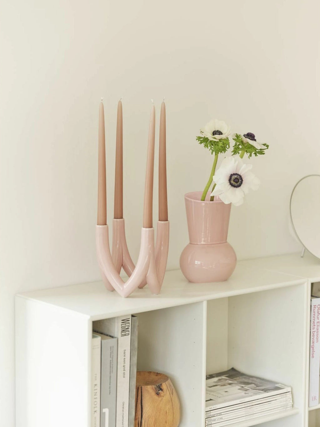 Ro Collection No. 66 Oval Vase, Pink