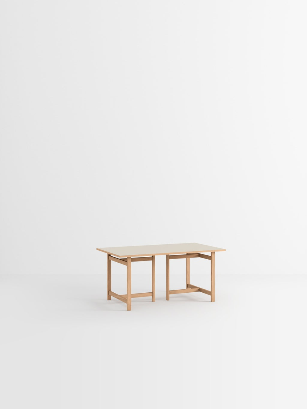 Moebe Rectangular Dining Table, 160x90, Warm Beige (fsc Mix Credit)