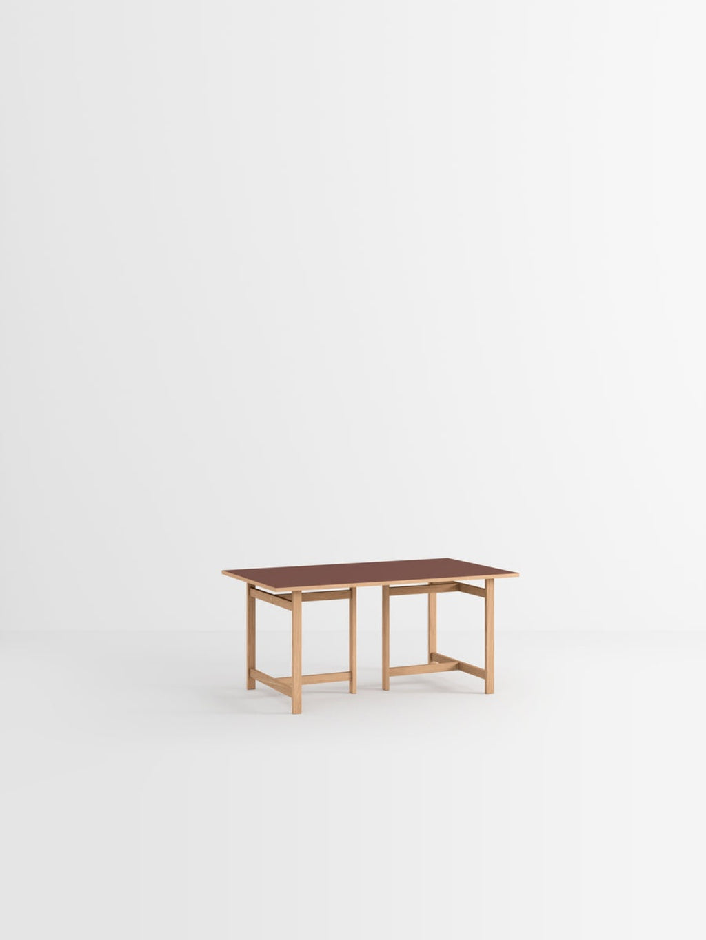 Moebe Rectangular Dining Table, 220x90, Burgundy (fsc Mix Credit)