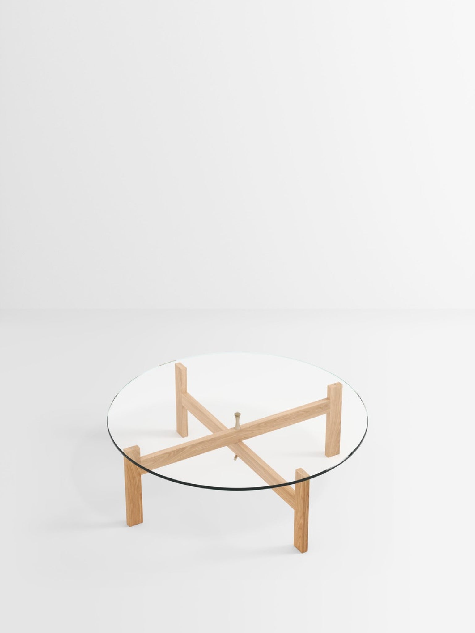 Moebe Round Coffee Table, 88 Cm, Oak (fsc 100%)