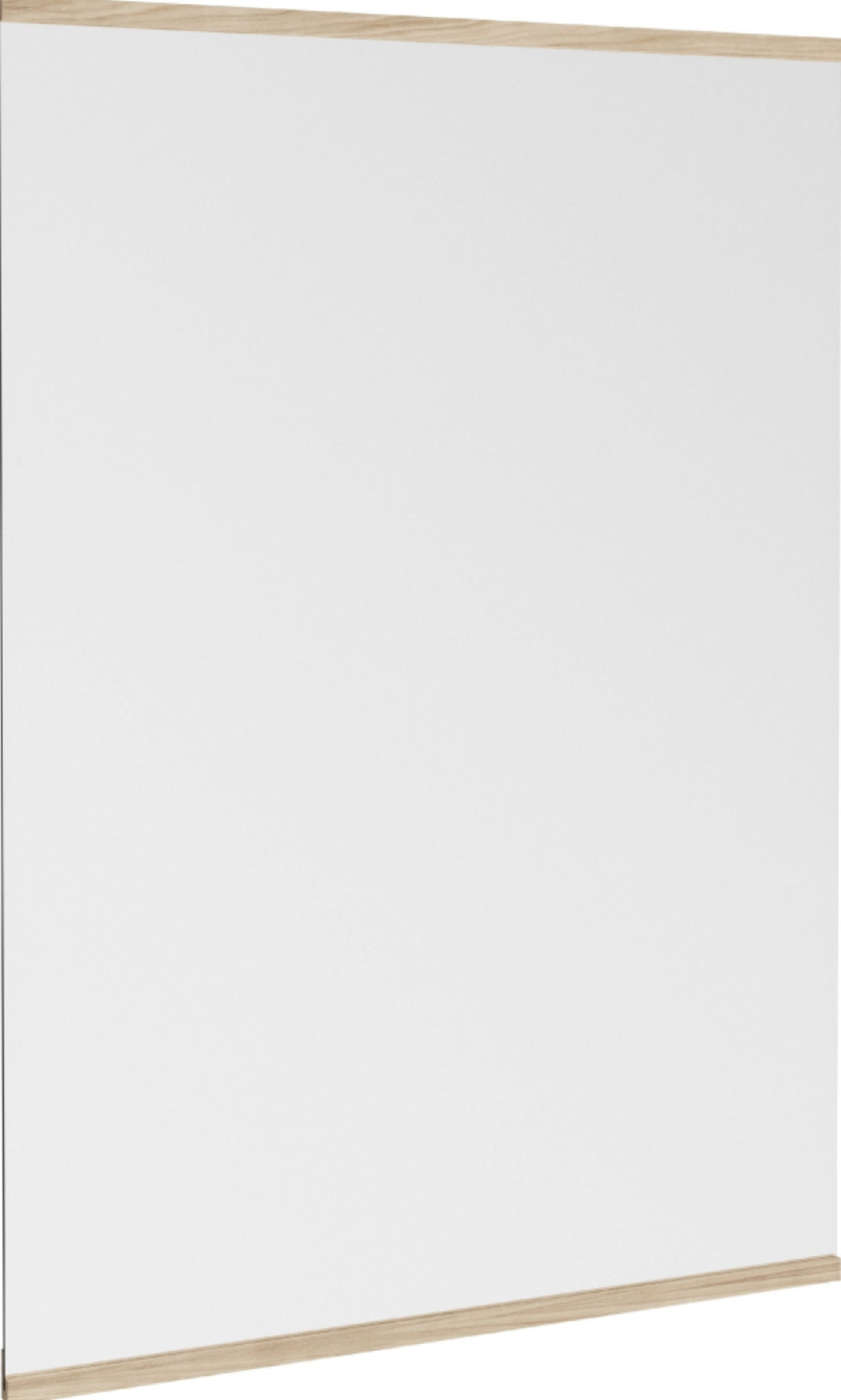 Minimalist Moebe Rectangular Wall Mirror in Ash - 101.8x70 cm