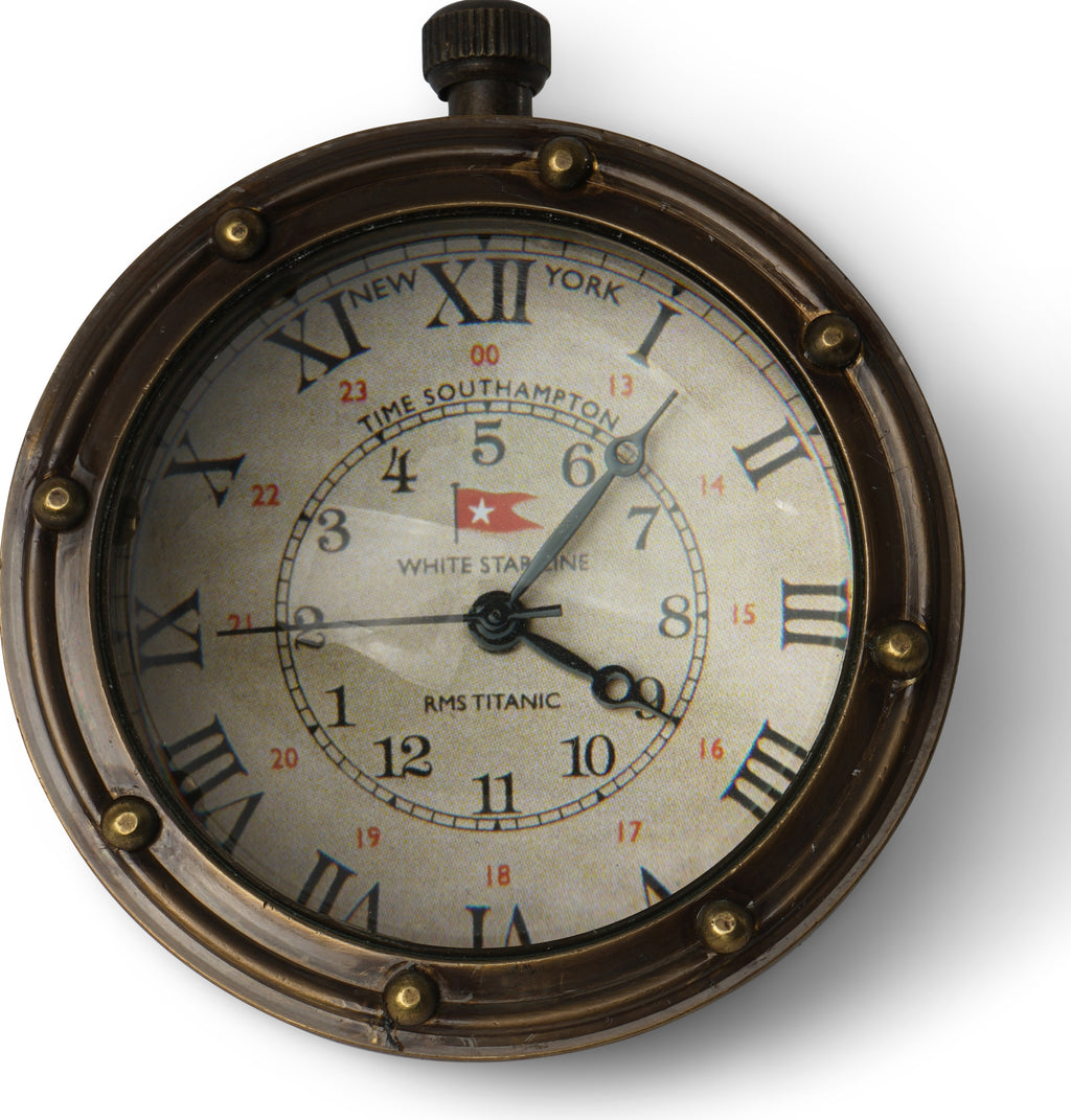 Authentic Models Porthole Eye Of Time Watch, Bronzed