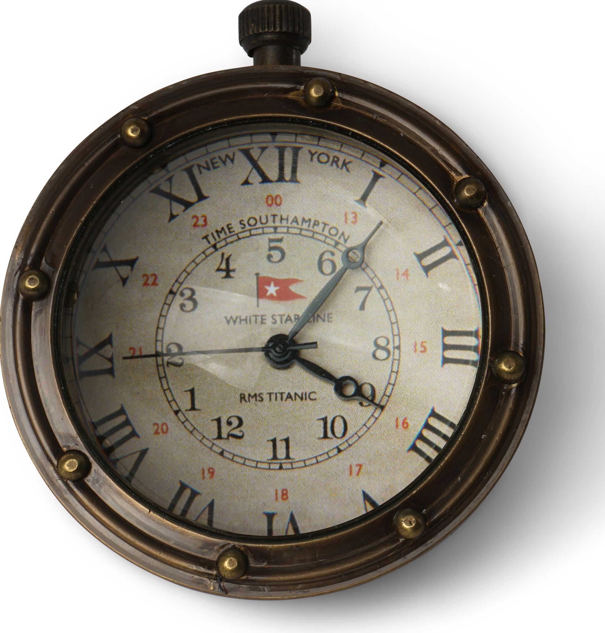 Authentic Models Porthole Eye Of Time Watch, Bronzed