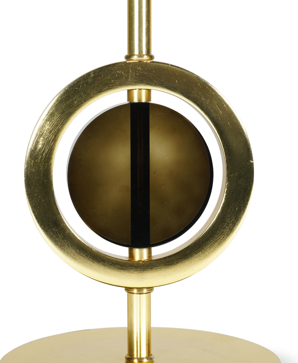 Authentic Models Art Deco Circle Lamp Circular Single, Gold