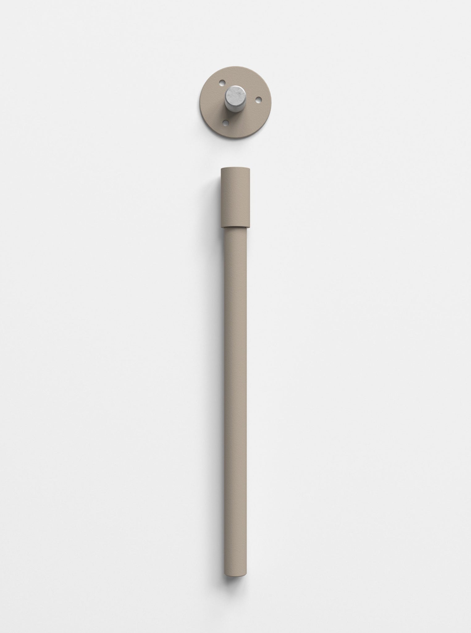 Moebe S Part, 1x Ceiling Fixing, Warm Grey