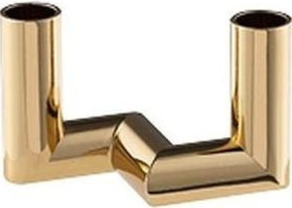 Uyuni Lighting Matrix Candle Holder 2'arm Mini Taper ø 7,5 Cm, Warm Brass