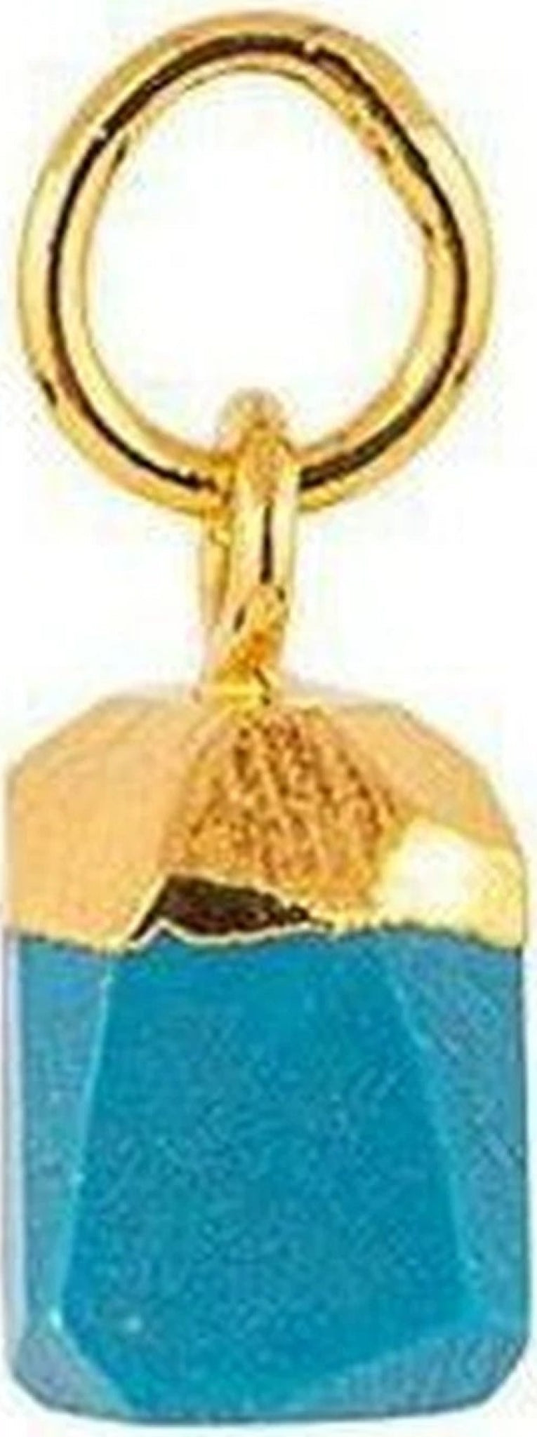 Vincent Monatstein Pendant December Turkis Gilded