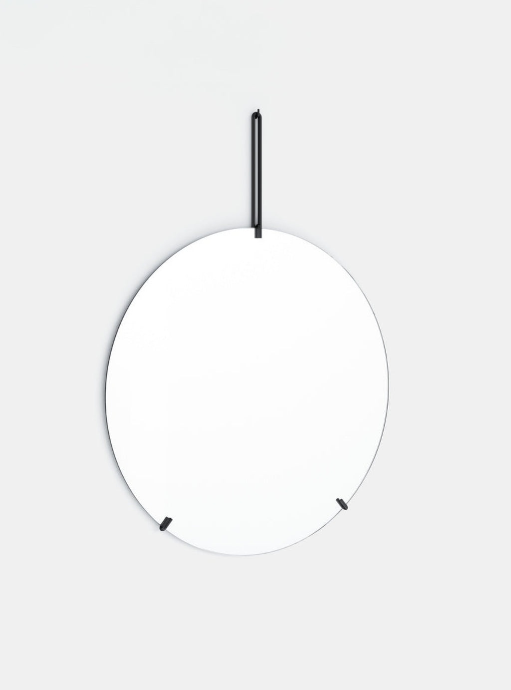 Sleek Moebe Wall Mirror Ø70 cm in Black - Minimalist Design & Style