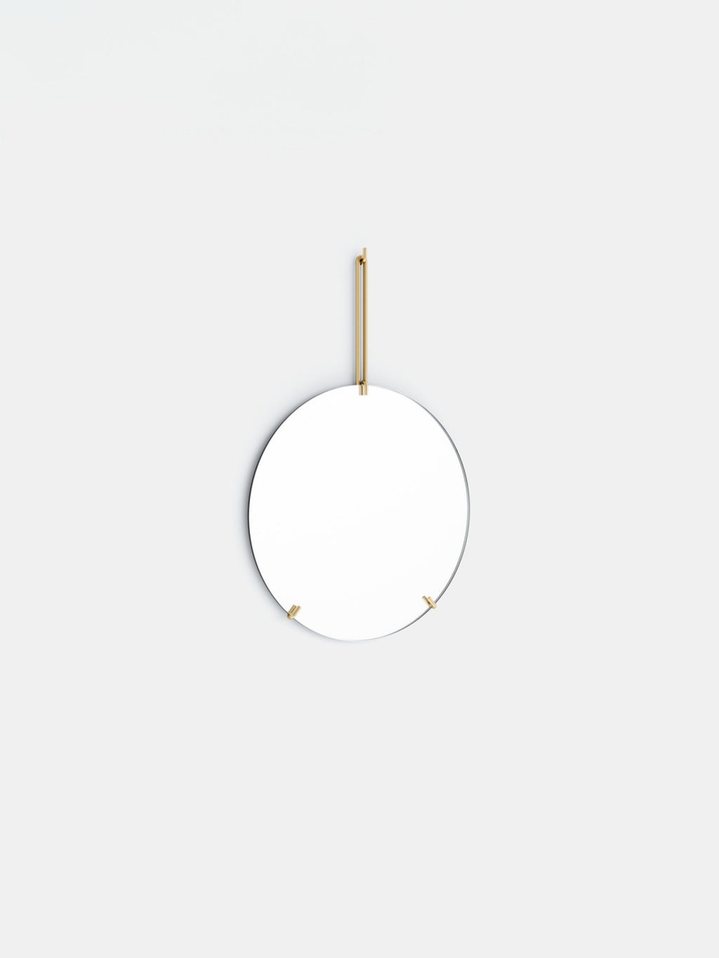 Elegant Moebe Wall Mirror Ø30 cm in Brass - Minimalist Design Decor