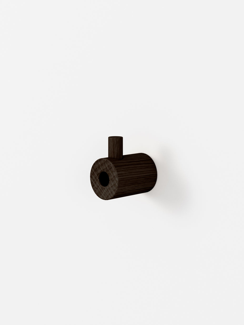 Smoked Oak Wall Hook - Stylish & Functional Wooden Wall Hook by Moebe