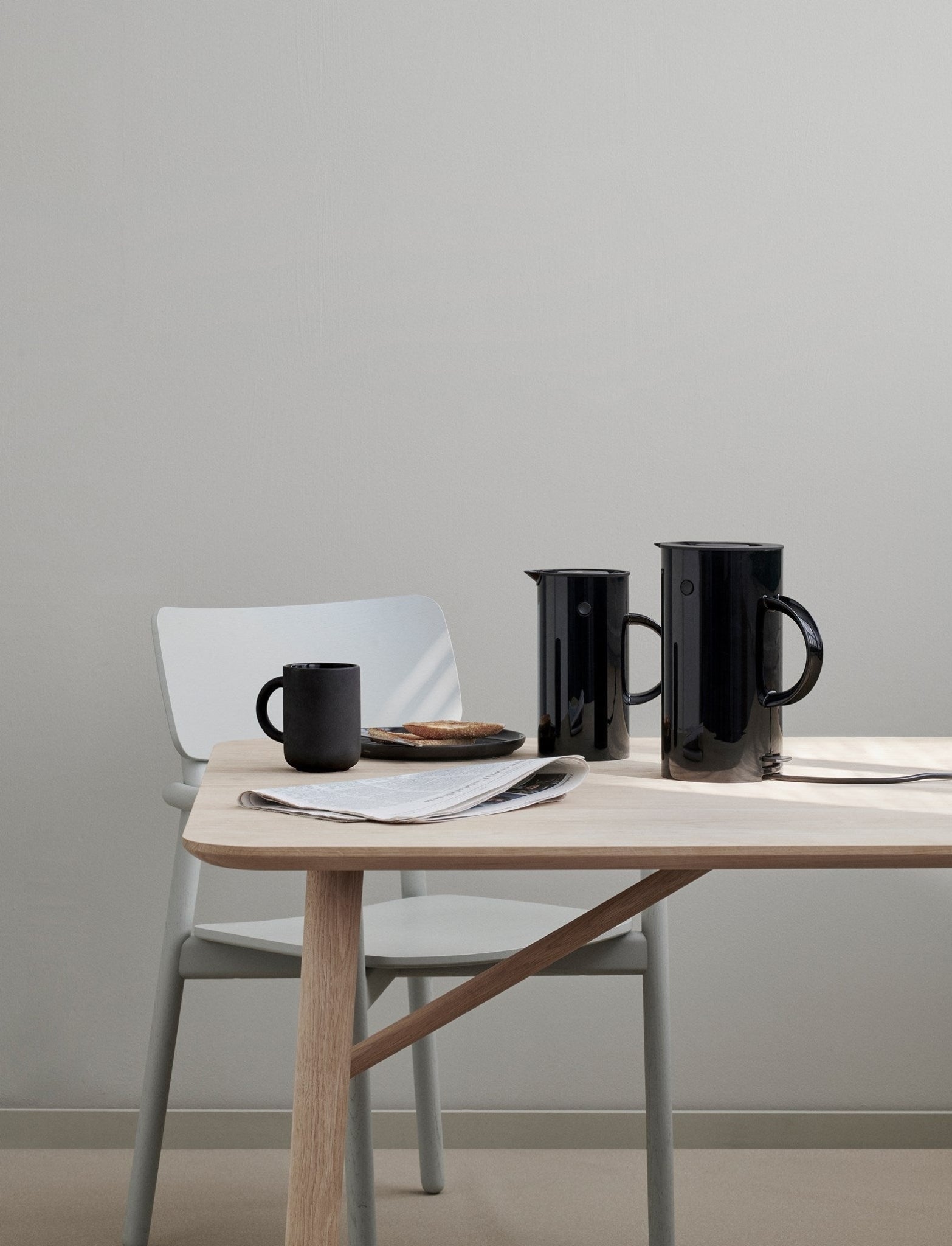 Stelton Theo Plate ø 22 Cm, Black
