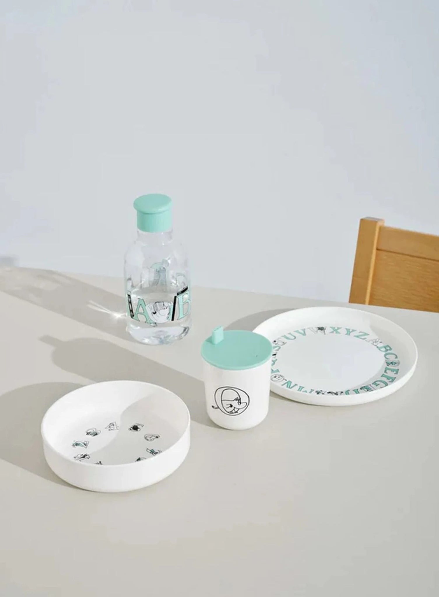 Rig Tig Moomin Abc Plate, Moomin Salmon