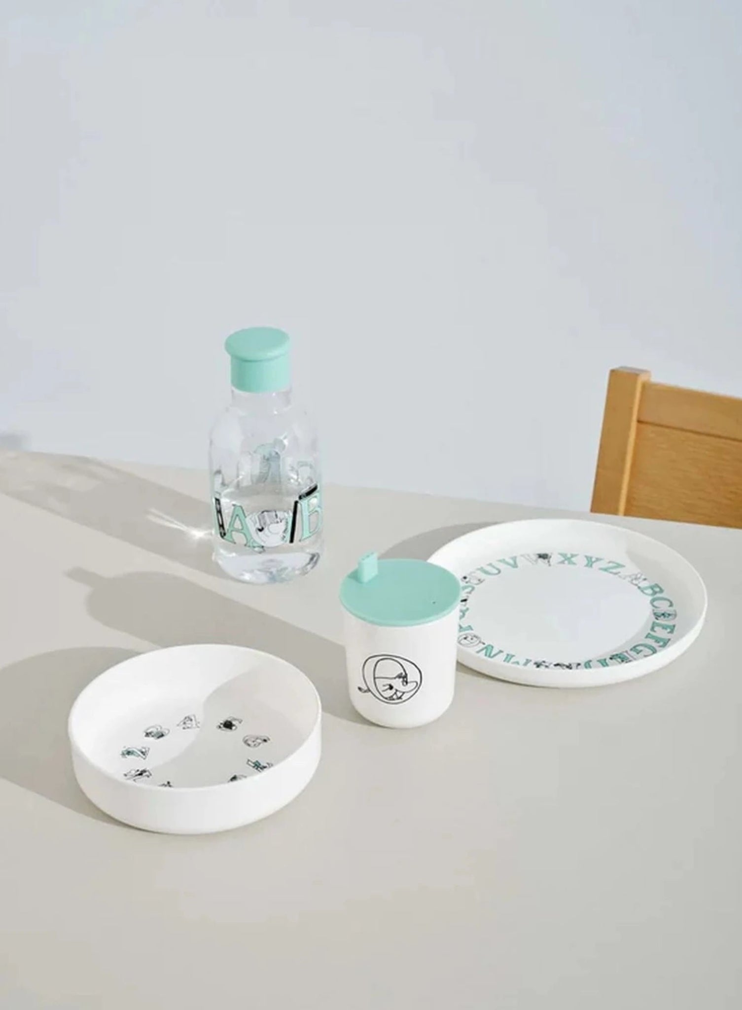 Rig Tig Moomin Abc Bowl, Moomin Turquoise