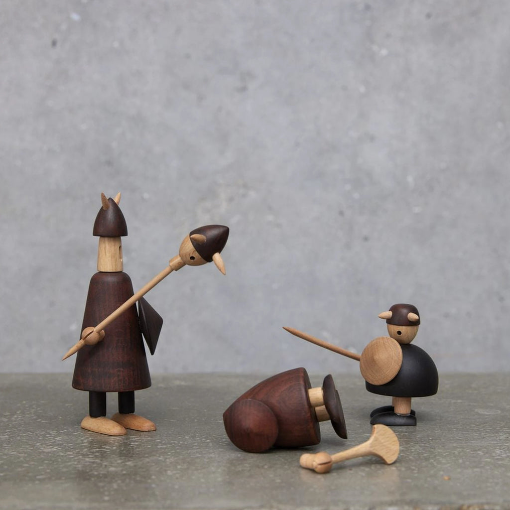 Andersen Furniture The Vikings Of Denmark Wooden Figure, Large