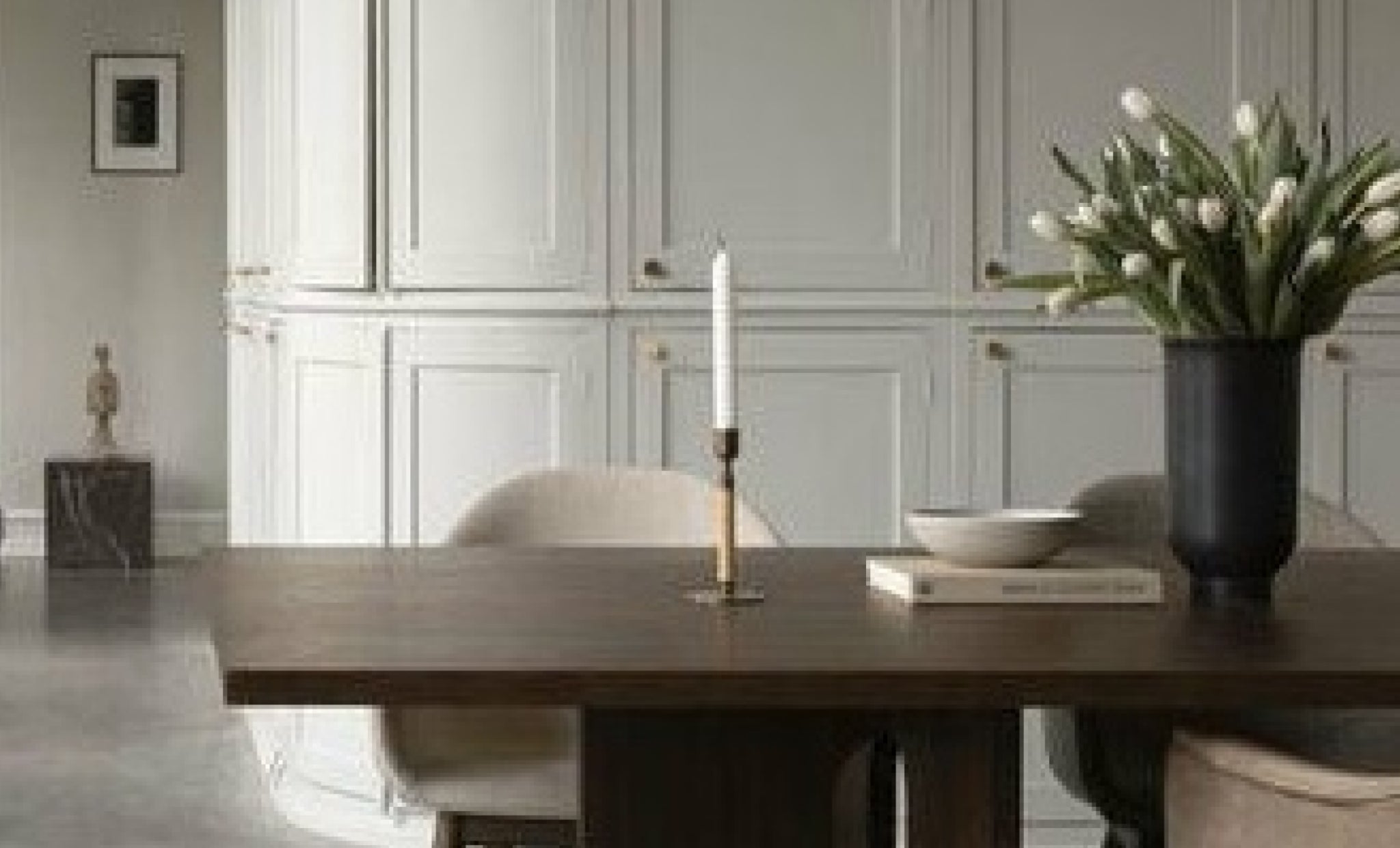 Audo Copenhagen Harbour Dining Dark Stained Oak, Burned Red