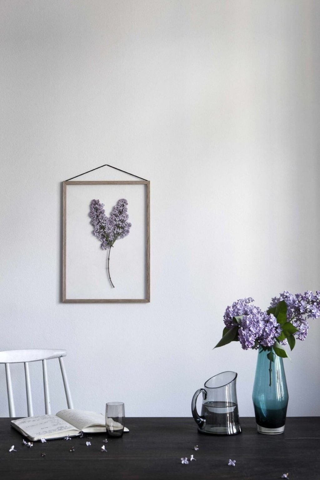 Moebe Frame 50x70 cm Oak - Stylish Acrylic Glass Frame Made in Europe