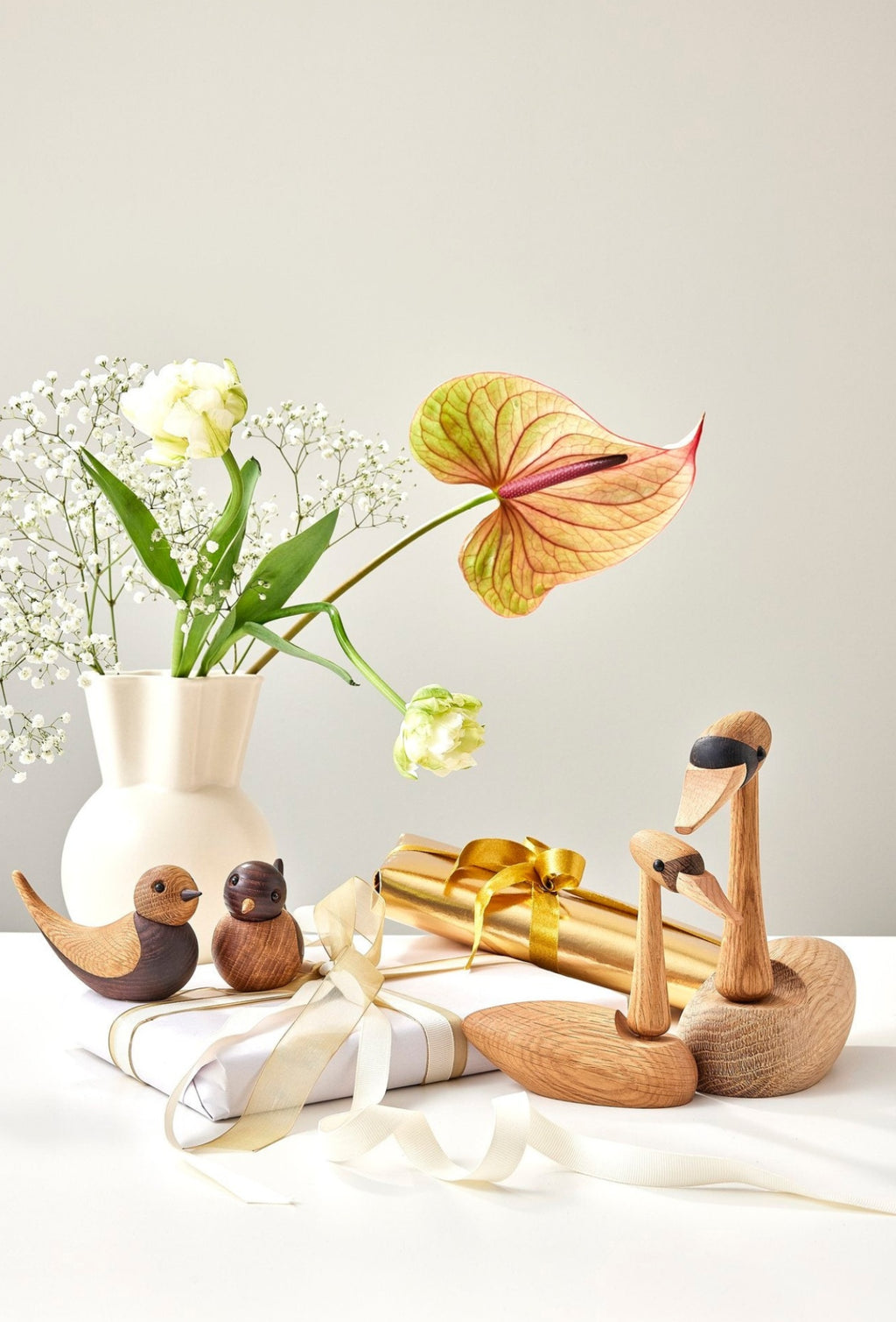 Spring Copenhagen Vase With Curved Top, 20cm