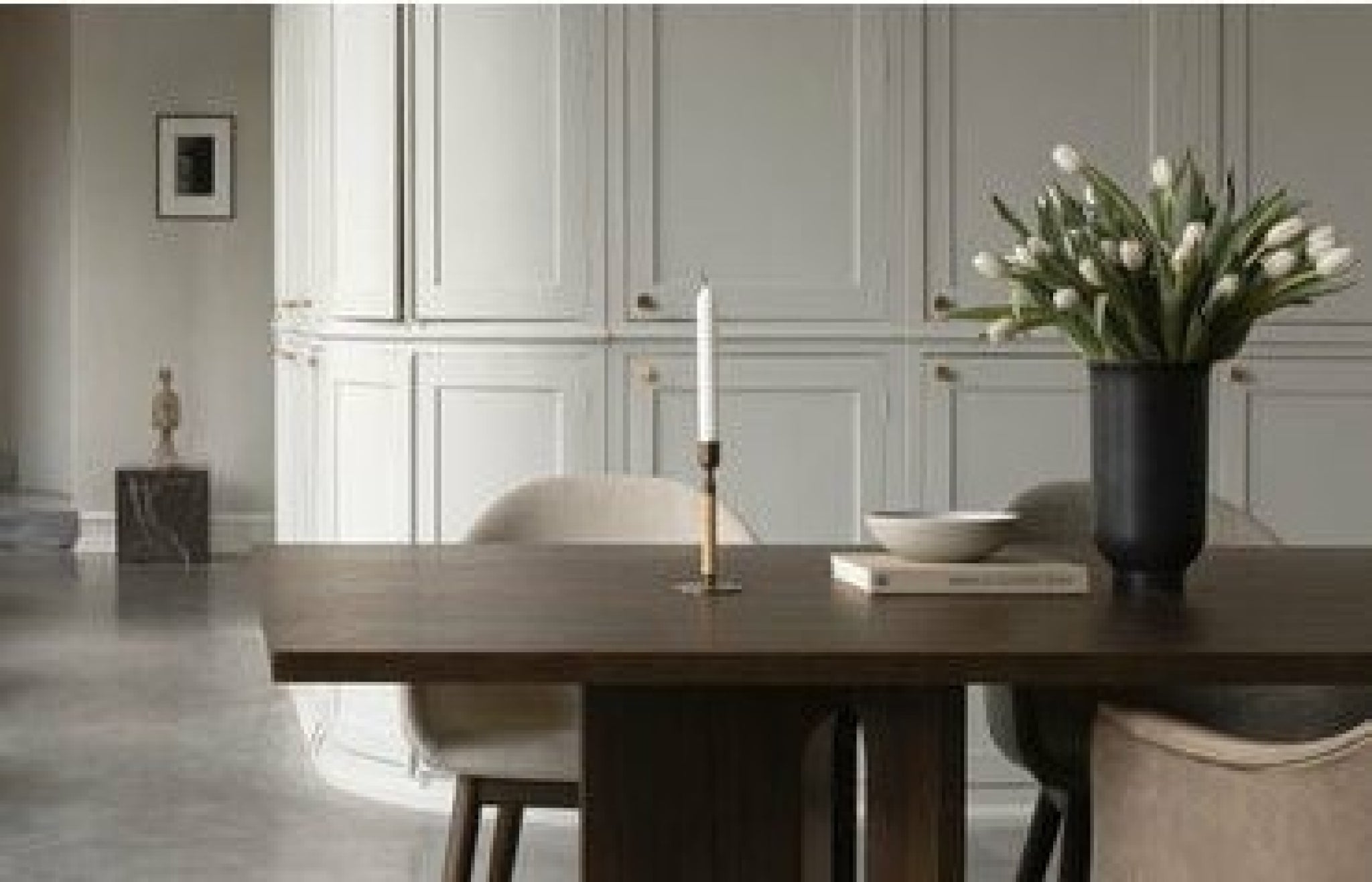 Audo Copenhagen Harbour Dining Dark Stained Oak, Burned Red