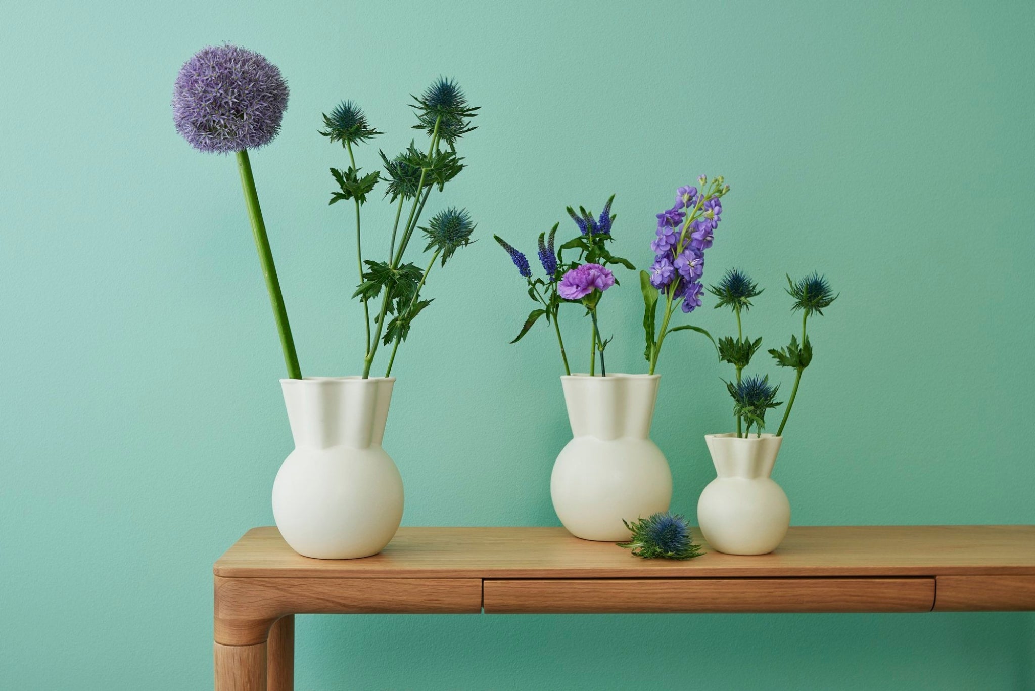 Spring Copenhagen Vase With Curved Top, 20cm