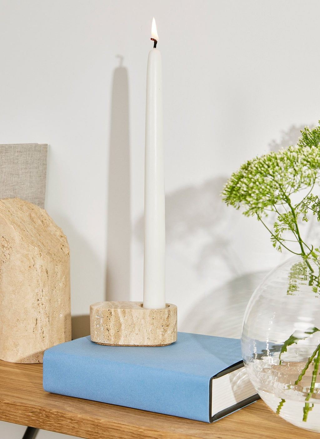 Spring Copenhagen Ovaali Candle Holder, Sand