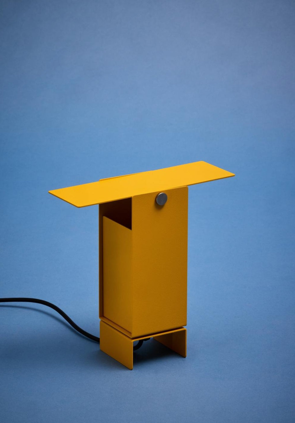 Illuminate Your Space: MOEBE Yellow Pivoting Table Lamp - Danish Design