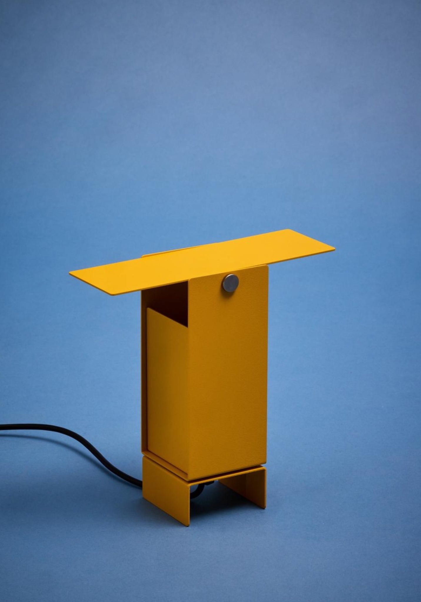 Illuminate Your Space: MOEBE Yellow Pivoting Table Lamp - Danish Design