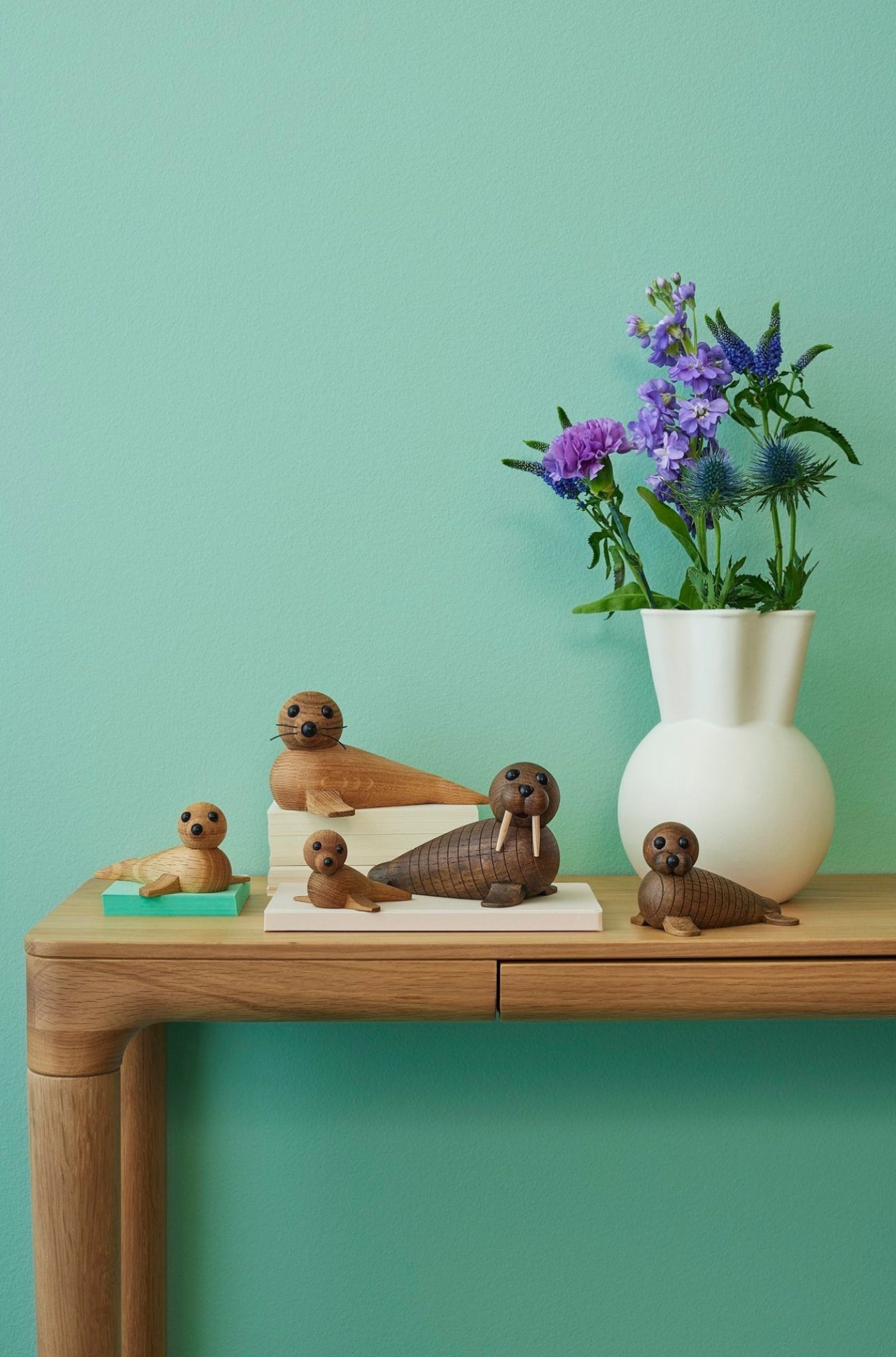 Spring Copenhagen Vase With Curved Top, 20cm