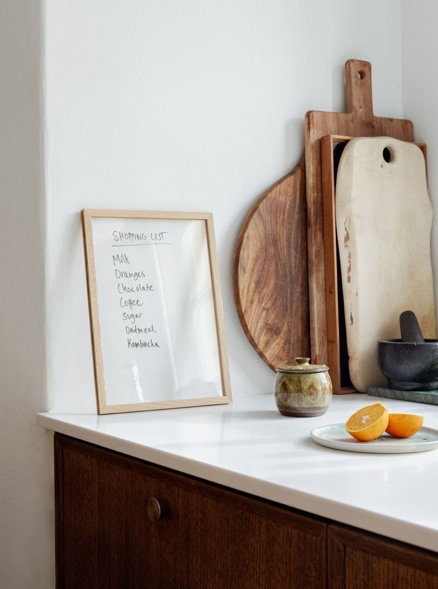 Moebe Frame 50x70 cm Oak - Stylish Acrylic Glass Frame Made in Europe