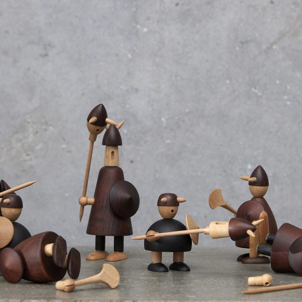 Andersen Furniture The Vikings Of Denmark Wooden Figure, Large