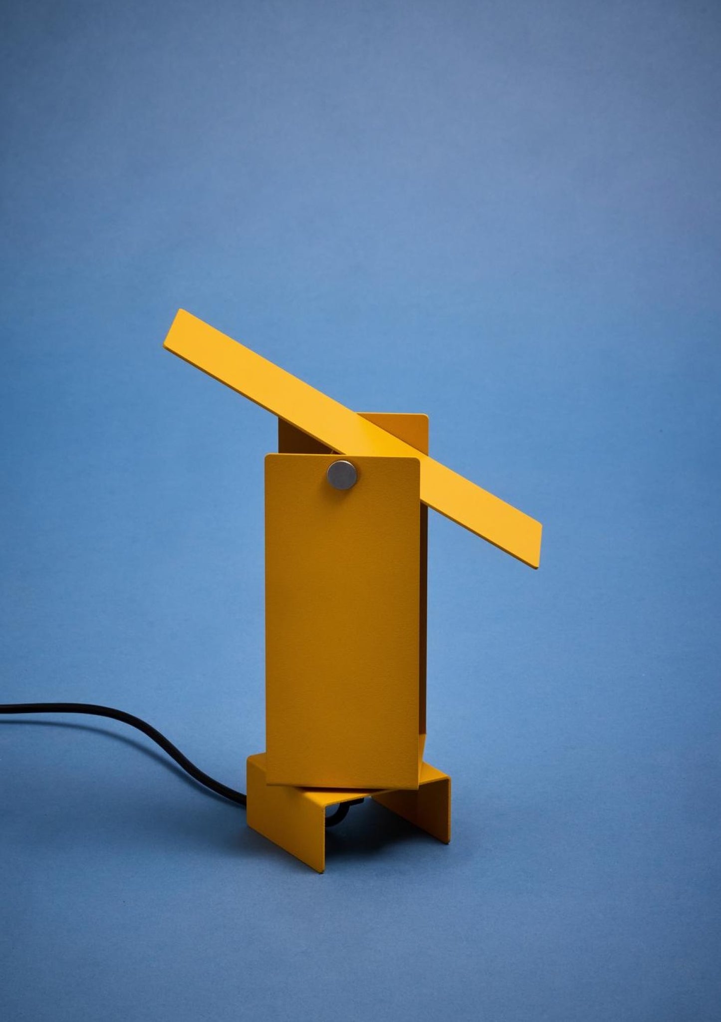 Illuminate Your Space: MOEBE Yellow Pivoting Table Lamp - Danish Design