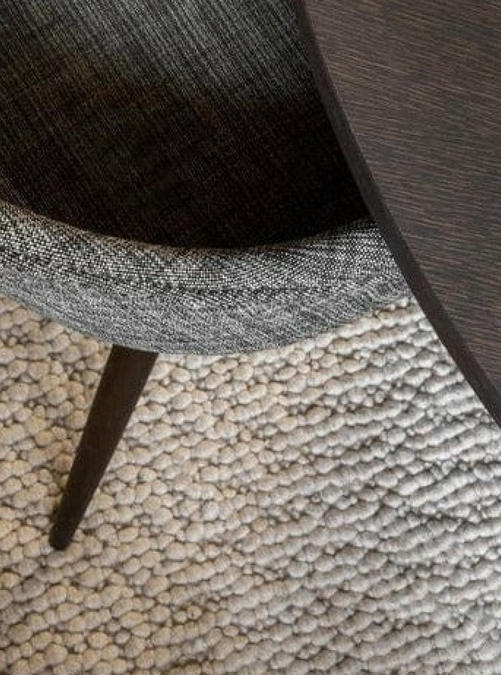 Audo Copenhagen Harbour Dining Dark Stained Oak, Burned Red