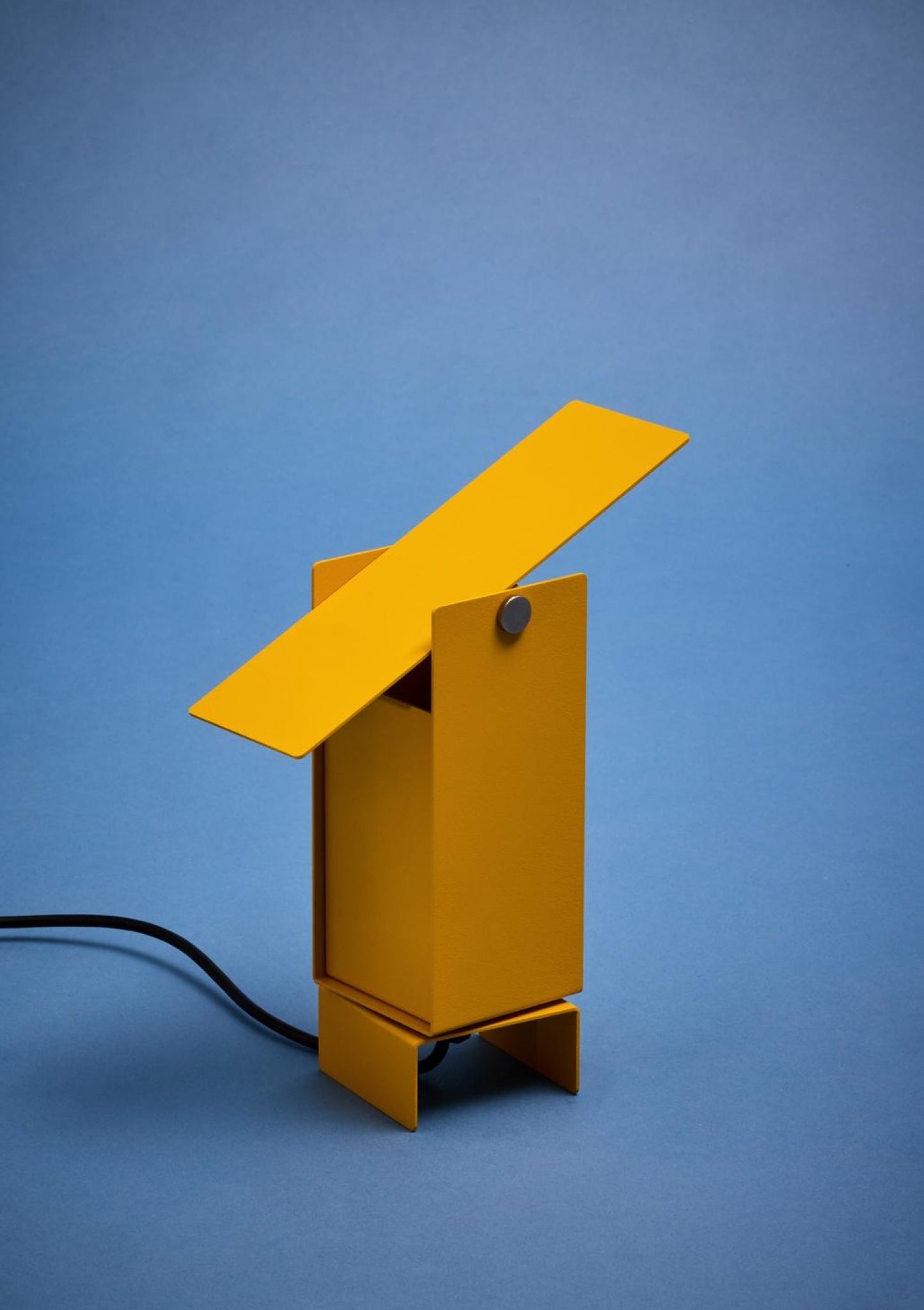 Illuminate Your Space: MOEBE Yellow Pivoting Table Lamp - Danish Design