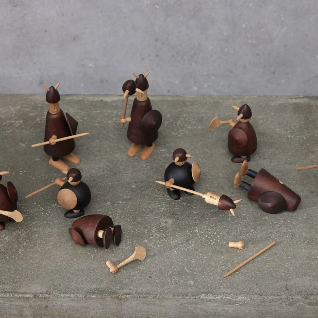 Andersen Furniture The Vikings Of Denmark Wooden Figure, Large