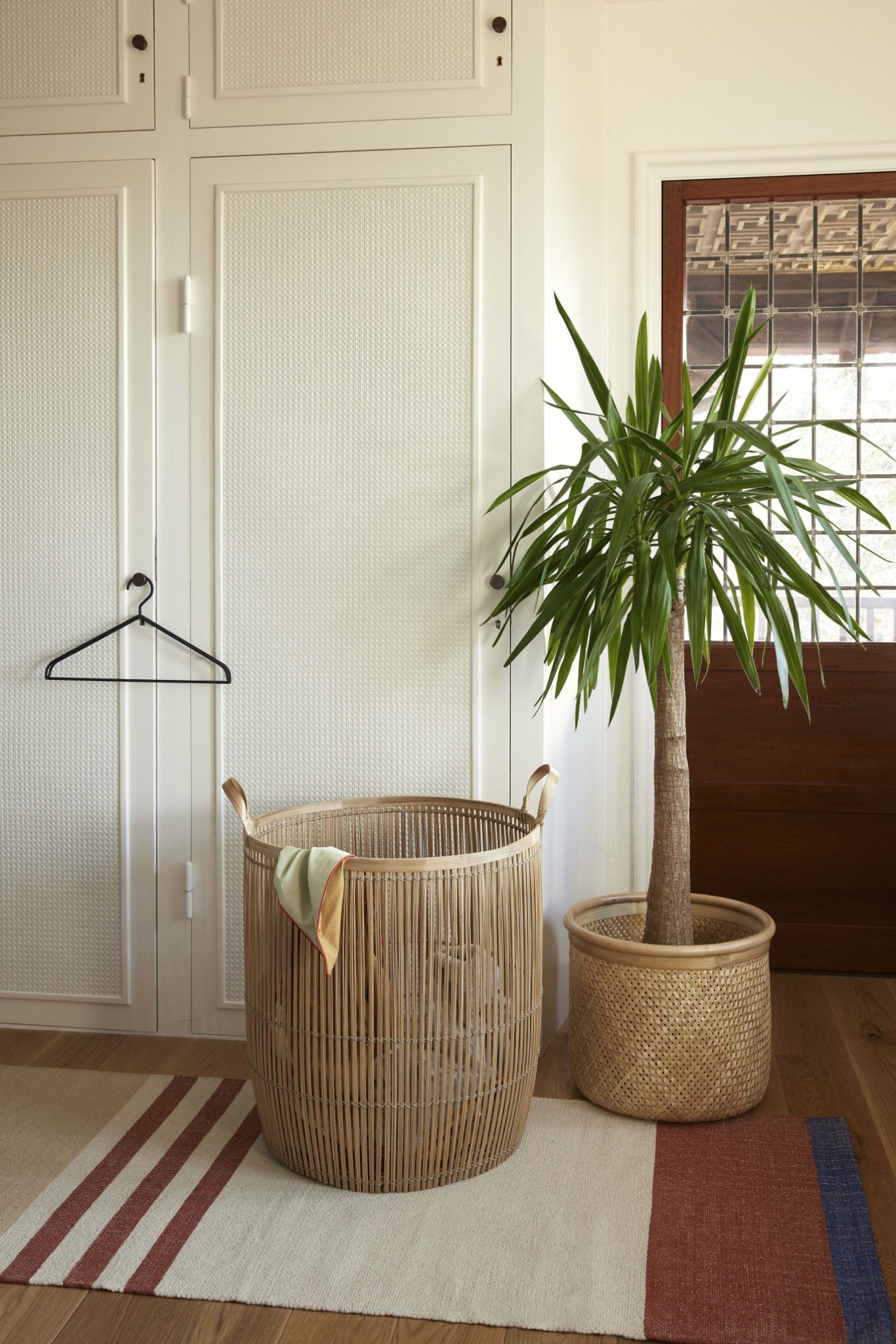 Hübsch Vantage Round Bamboo Baskets S/2 - Natural Scandinavian Design