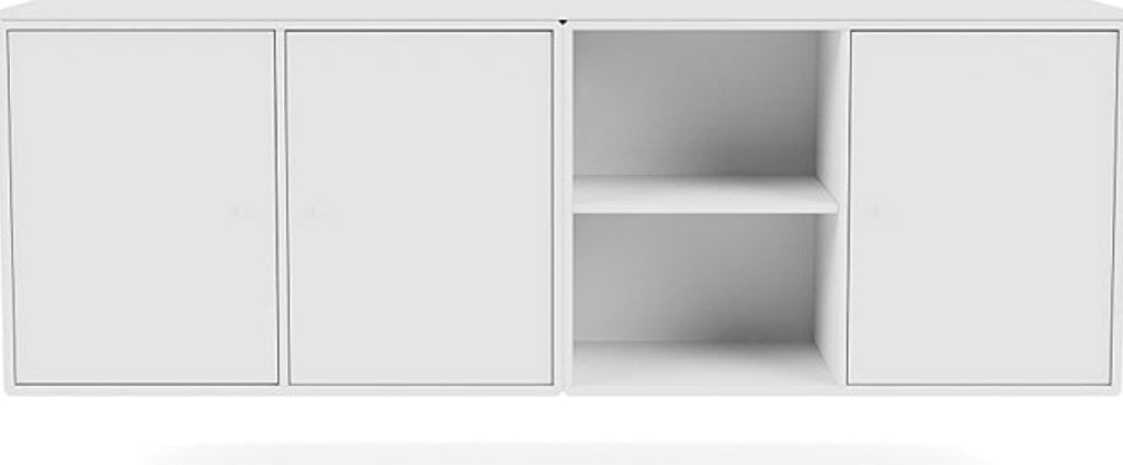 Montana Save Lowboard With Suspension Rail, New White