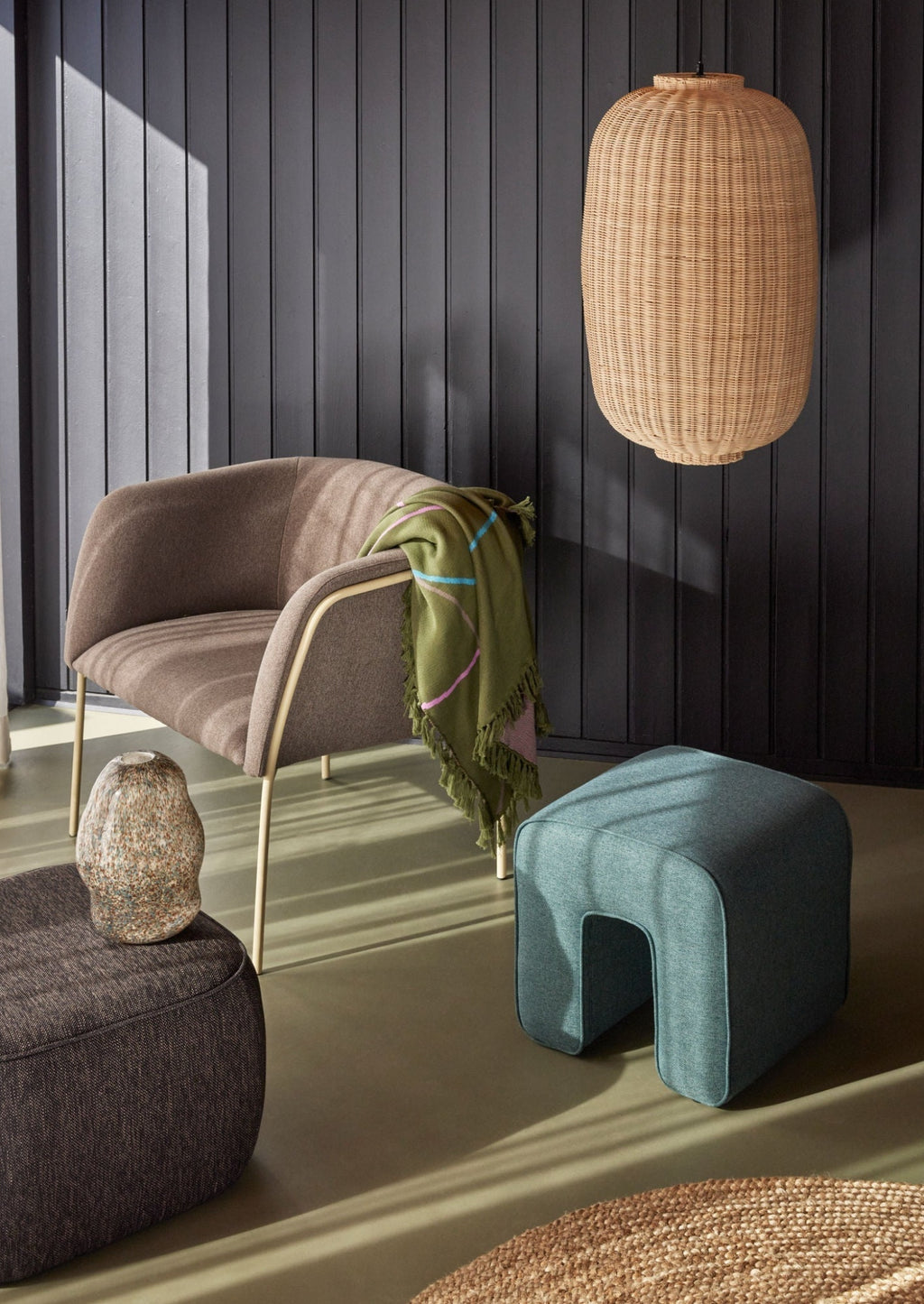 Hübsch Eyrie Lounge Chair Brow