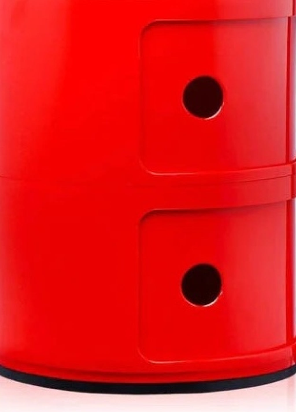 Kartell Componibili Classic Container 2 Elements, Red