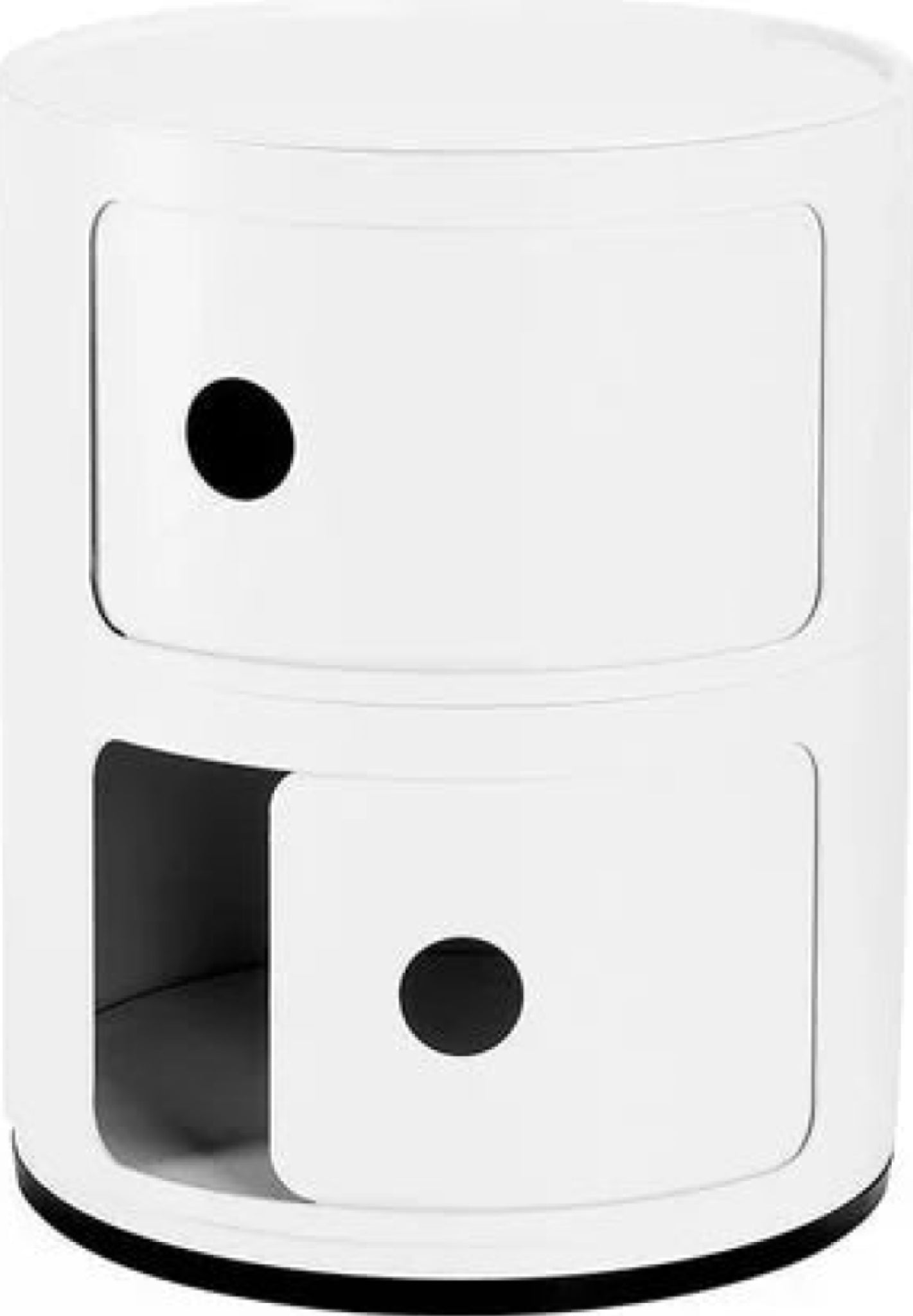 Kartell Componibili Recycled Container 2 Elements, White