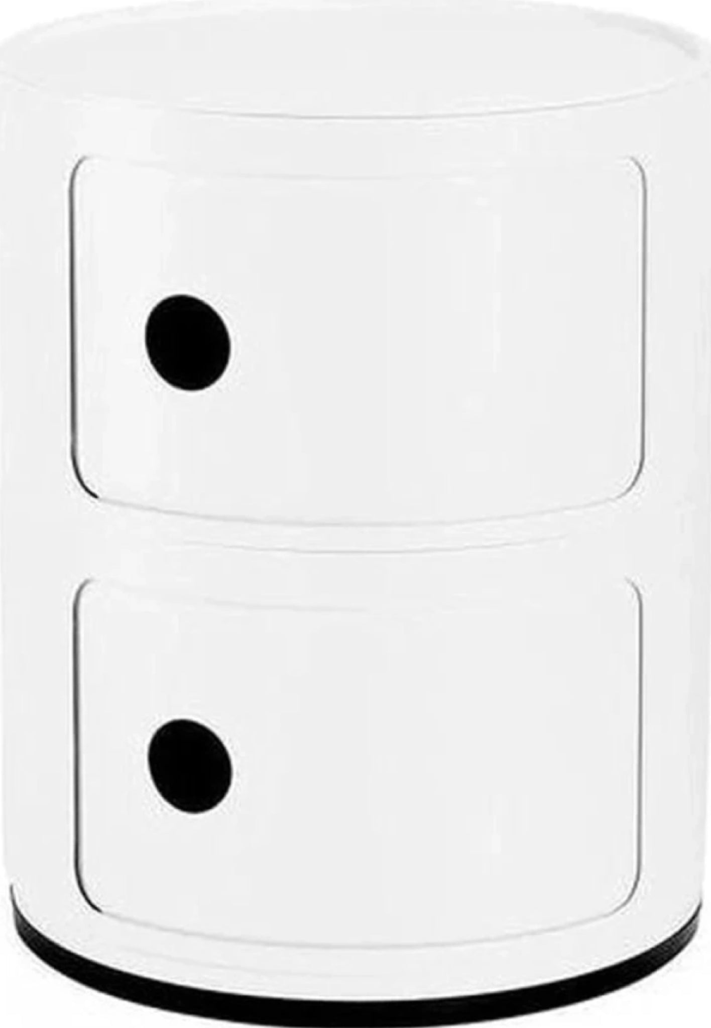 Kartell Componibili Recycled Container 2 Elements, White