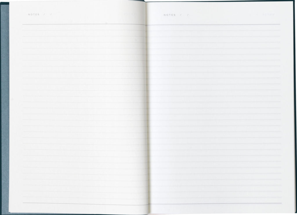 Notem Studio Bea, Notebook With Elastic Band, Dark Blue