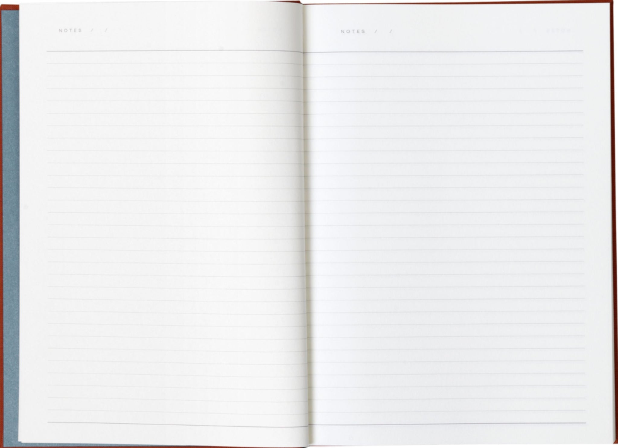 Notem Studio Bea, Notebook With Elastic Band, Dark Sienna