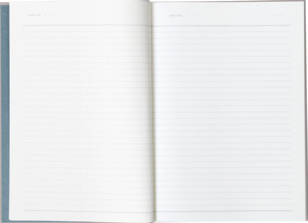 Notem Studio Bea, Notebook With Elastic Band, Light Gray