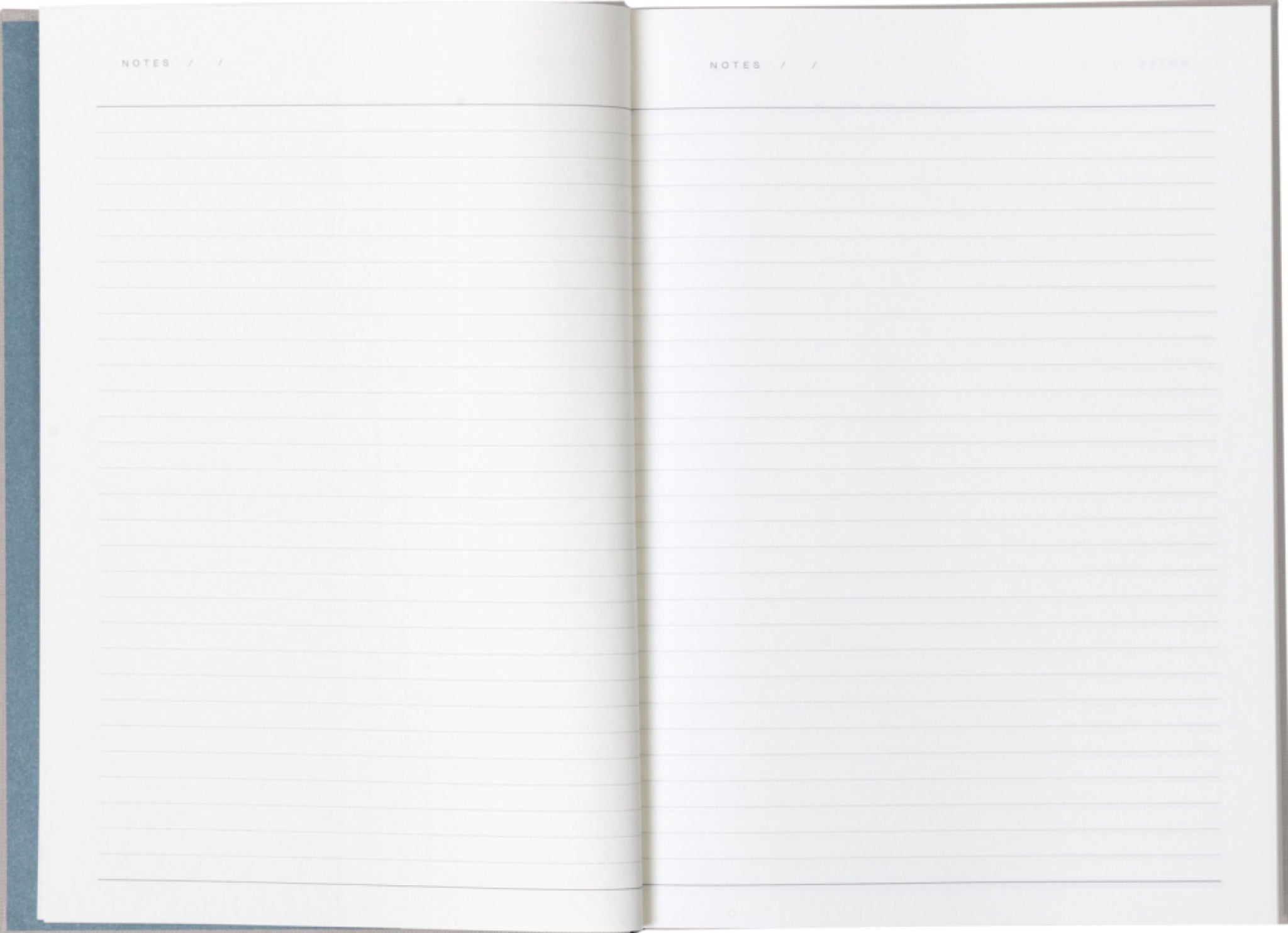 Notem Studio Bea, Notebook With Elastic Band, Light Gray