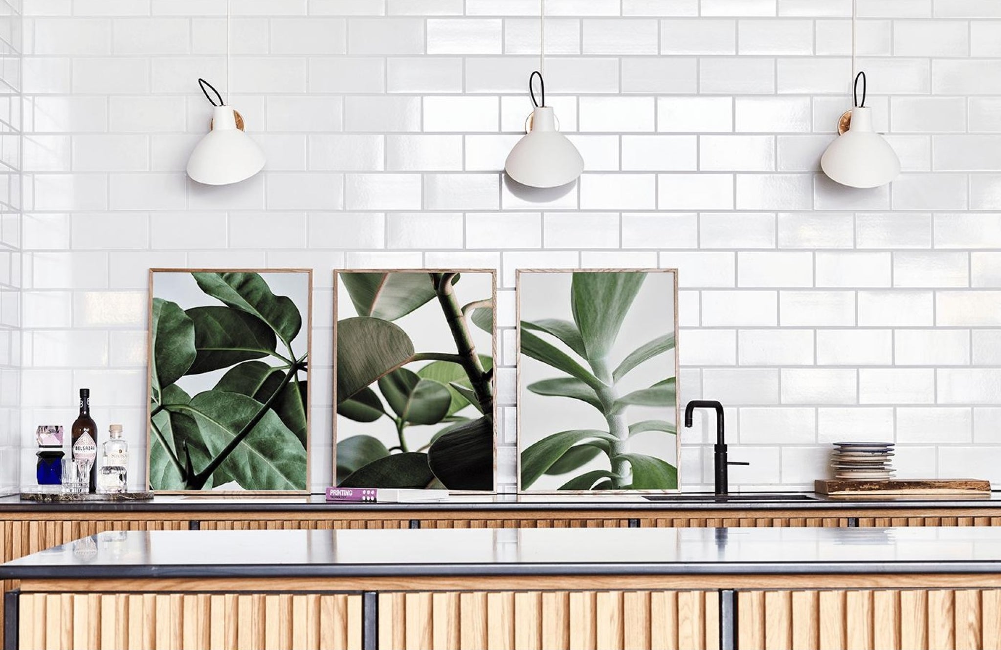 Paper Collective Green Home 04 Poster, 50x70 Cm