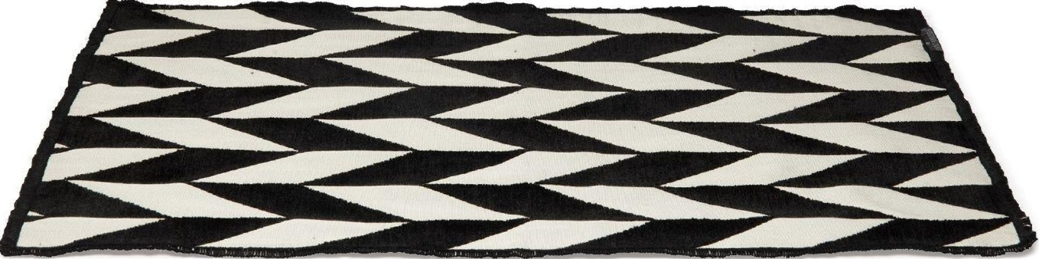 Dutchdeluxes placemat set of 4 Black & White, Fishbone